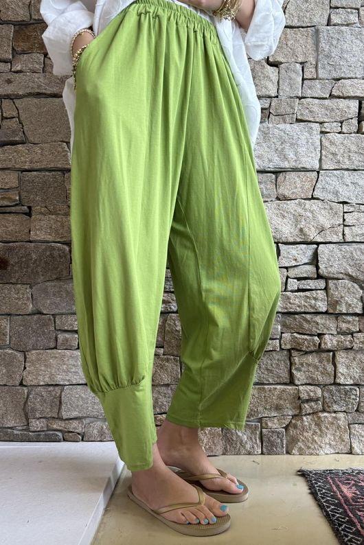 Jo Jo Quirky Classic Barrel Pant Olive
